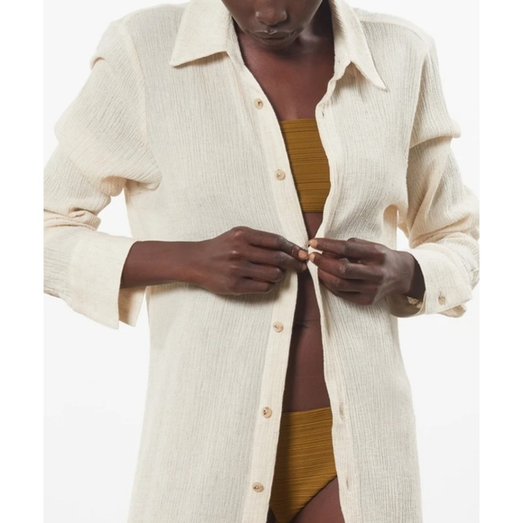 🎈Host Pick🎈Mara Hoffman | Shirtdress Swimsuit Cover-up - Picture 6 of 12